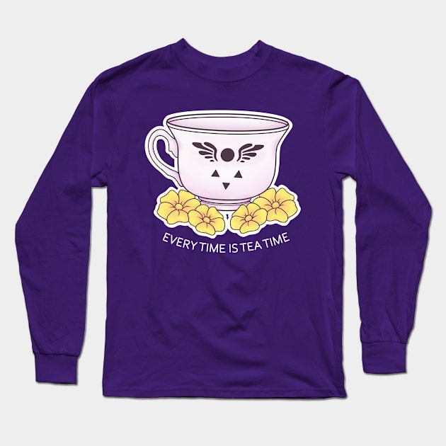 Everytime is Tea Time Long Sleeve T-Shirt by lockholmes